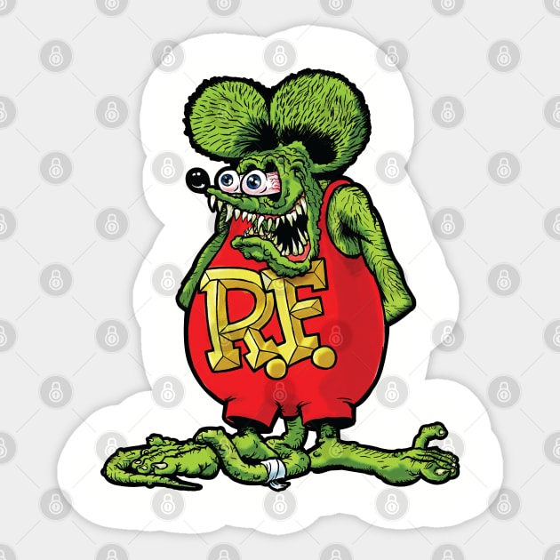 Ratfink Sticker by Chewbaccadoll